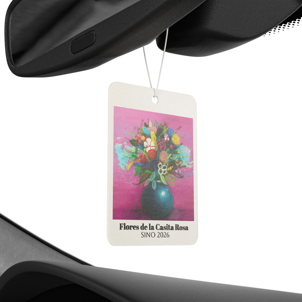 Flores de la Casita Rosa Car Air Freshener