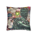 Classical Statue & Doves Decorative Pillowcase — Artistic Surreal Throw Pillow Cover