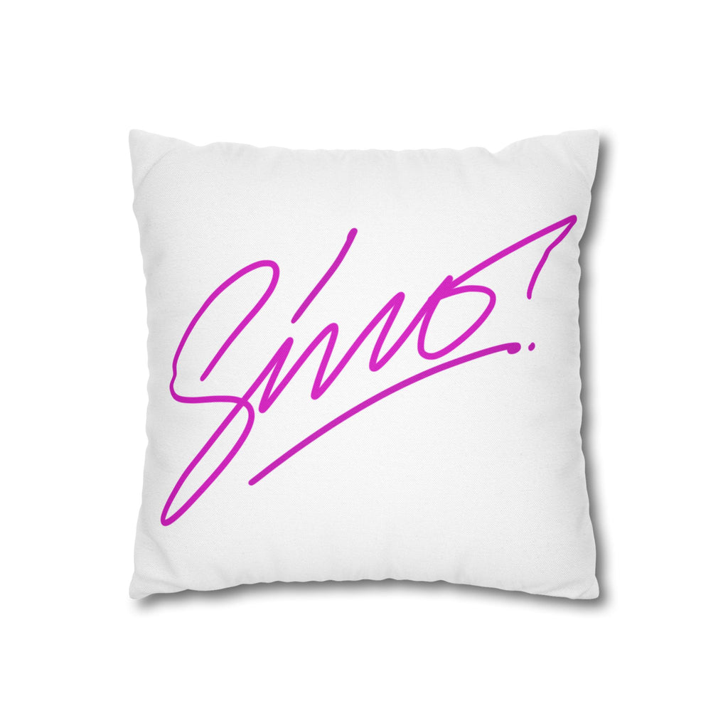 Vibrant Graffiti Cross Square Pillowcase