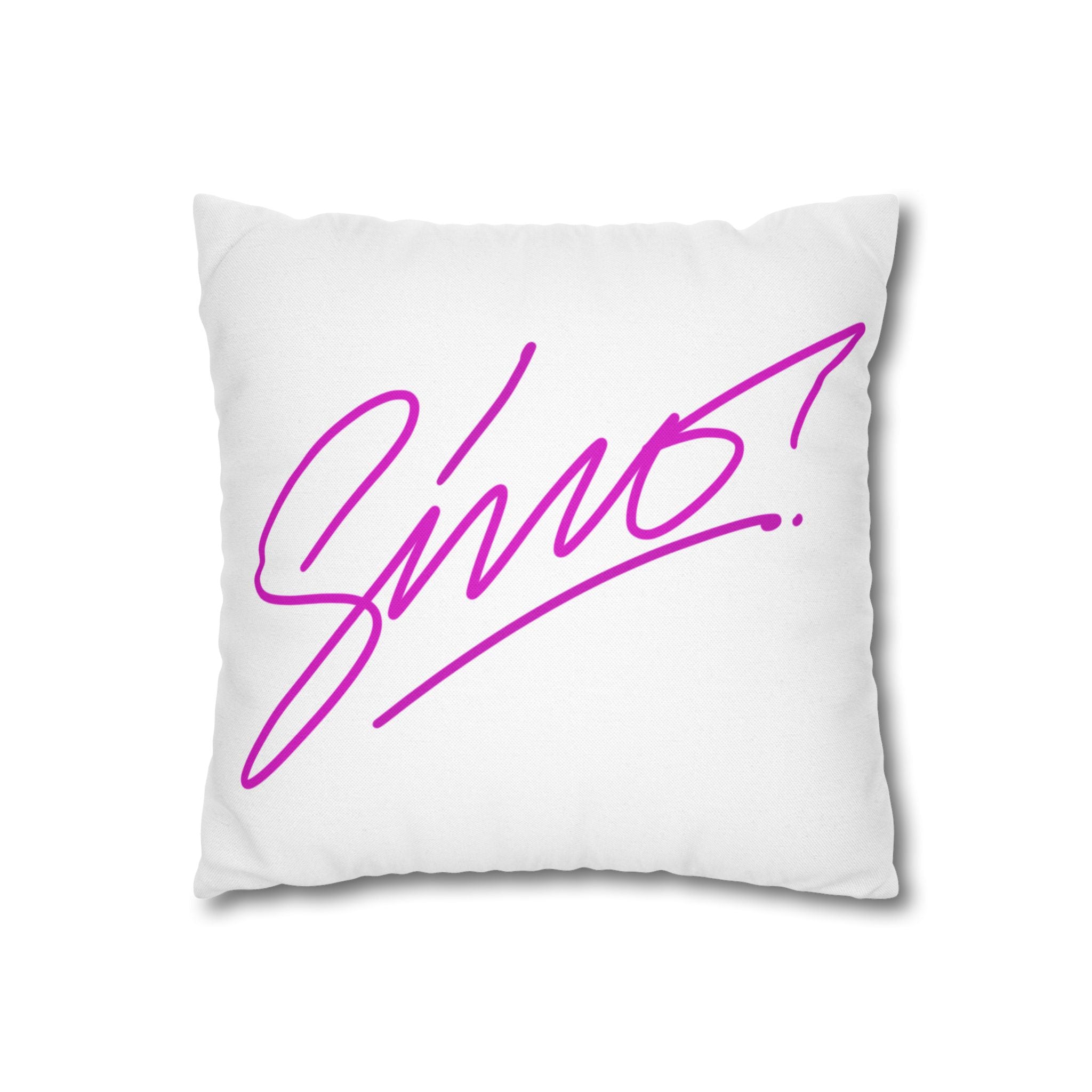 Vibrant Graffiti Cross Square Pillowcase