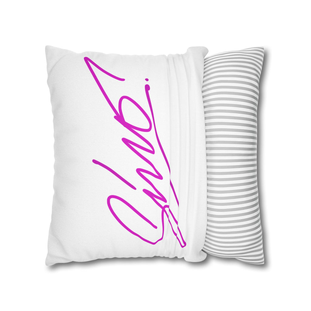 Vibrant Graffiti Cross Square Pillowcase