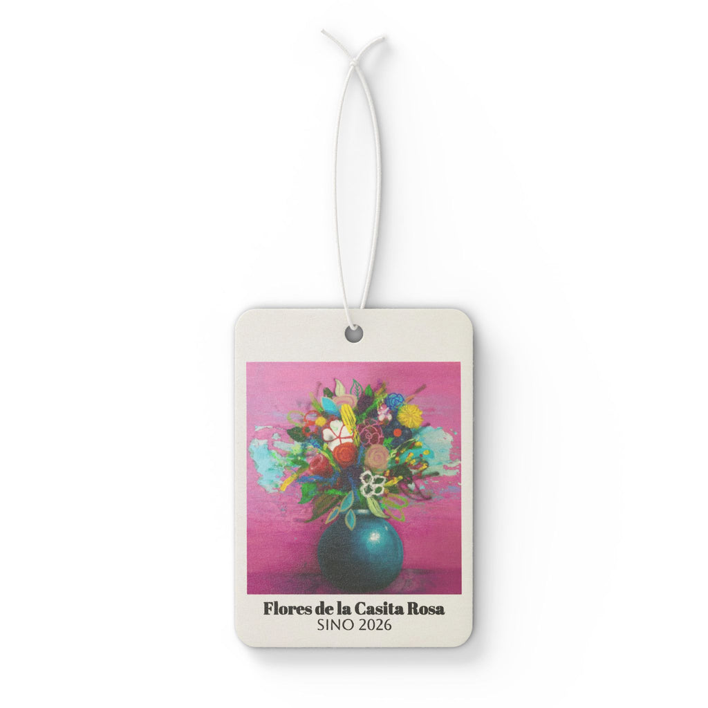 Flores de la Casita Rosa Car Air Freshener