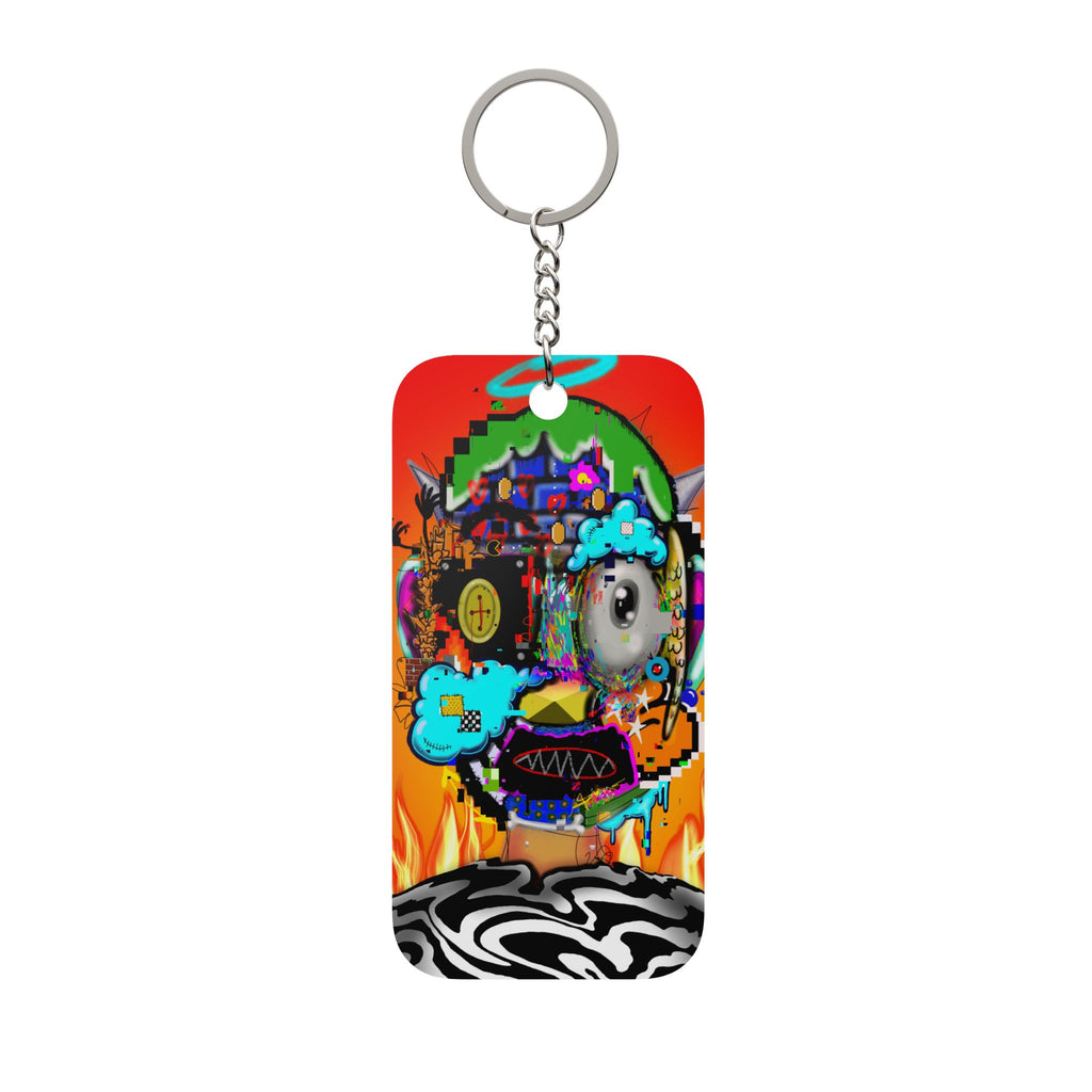 System Overload Double-Sided Keychain
