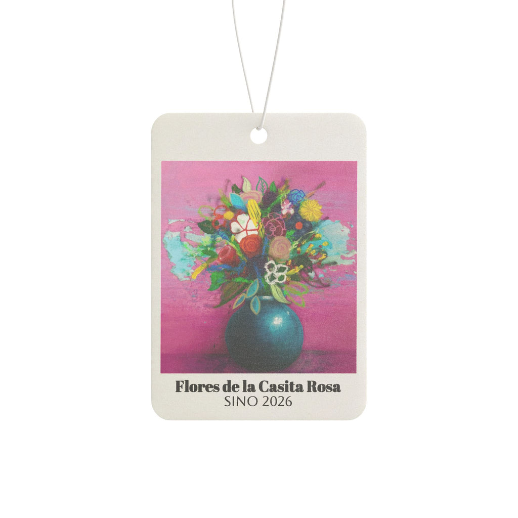 Flores de la Casita Rosa Car Air Freshener