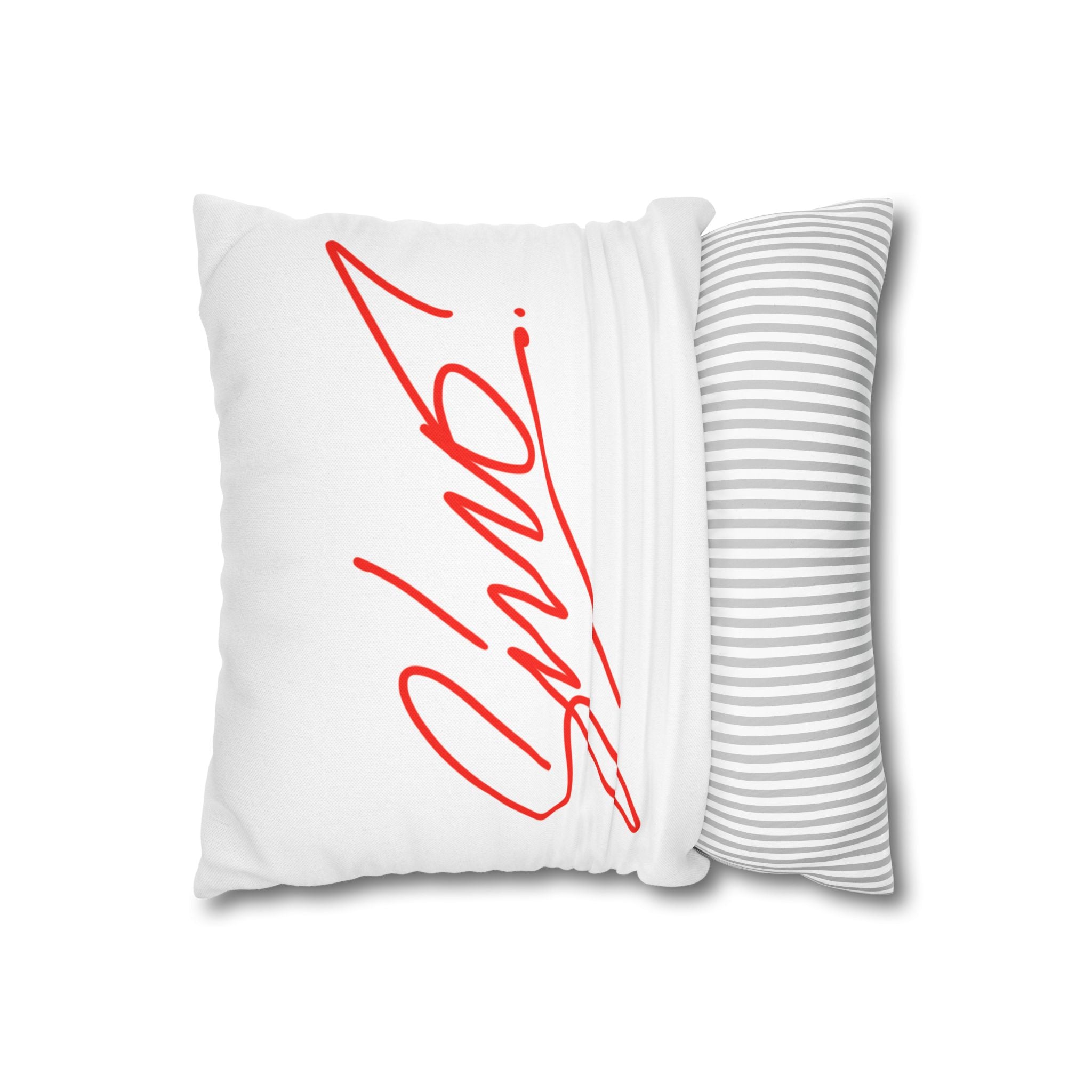 Classical Statue & Doves Decorative Pillowcase — Artistic Surreal Throw Pillow Cover